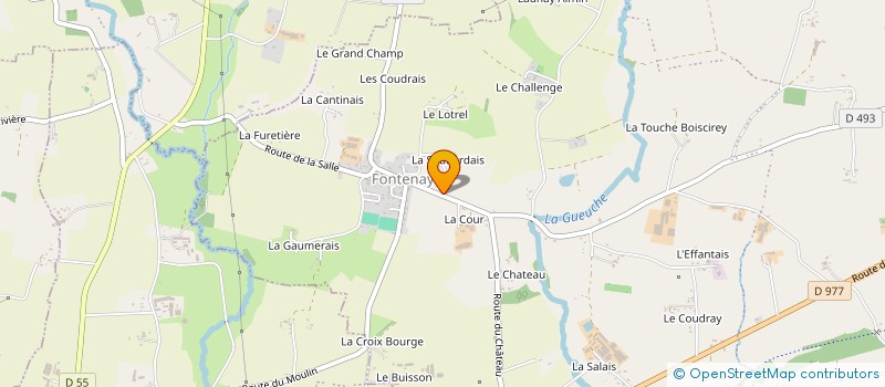 localisation de l'entreprise K-J  ROMAGNY FONTENAY