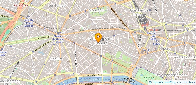 localisation de l'entreprise K.J.ELYSEES  PARIS