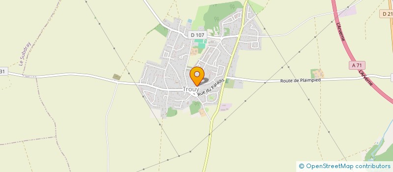 localisation de l'entreprise K.J.S.P.  TROUY