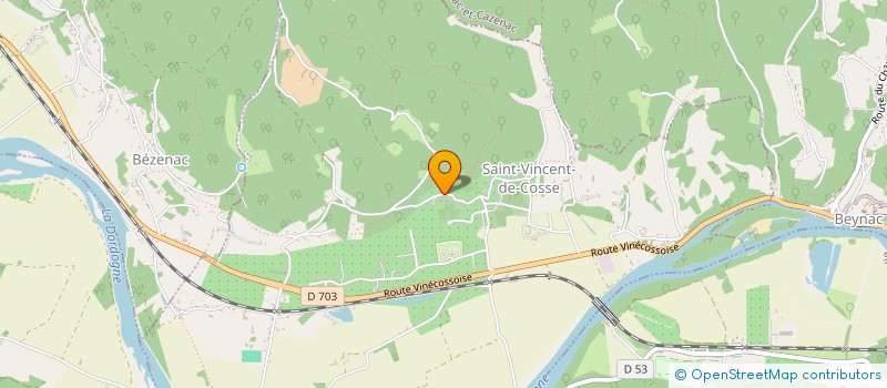 localisation de l'entreprise K JACQUES CONSULTING  SAINT-VINCENT-DE-COSSE