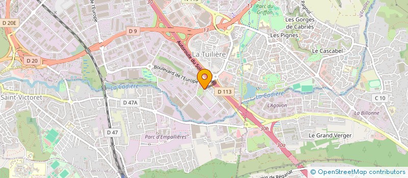 localisation de l'entreprise K JETS à VITROLLES