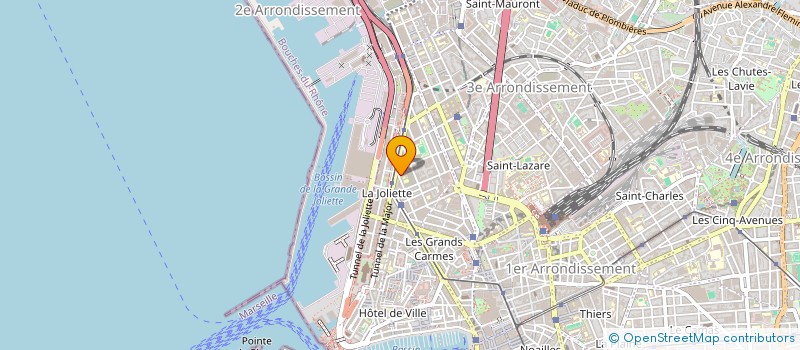 localisation de l'entreprise K'JOLIETTE à MARSEILLE