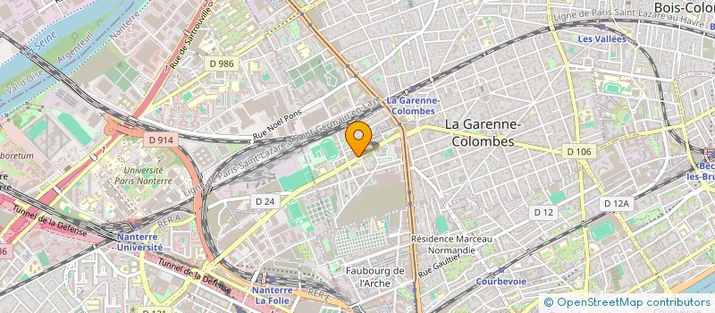 localisation de l'entreprise K.K.A  CONSEIL  LA GARENNE-COLOMBES