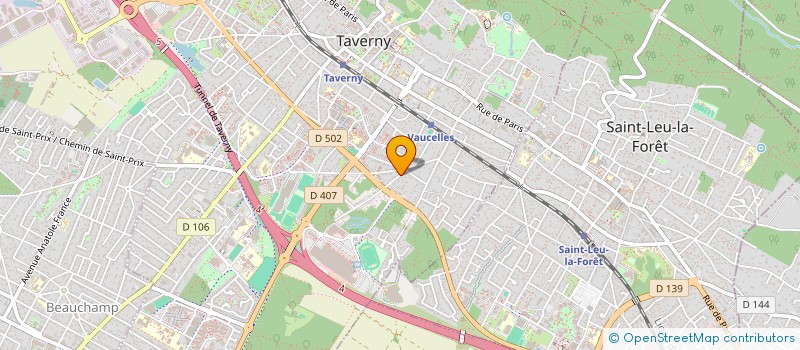 localisation de l'entreprise K.K.A.S.  TAVERNY