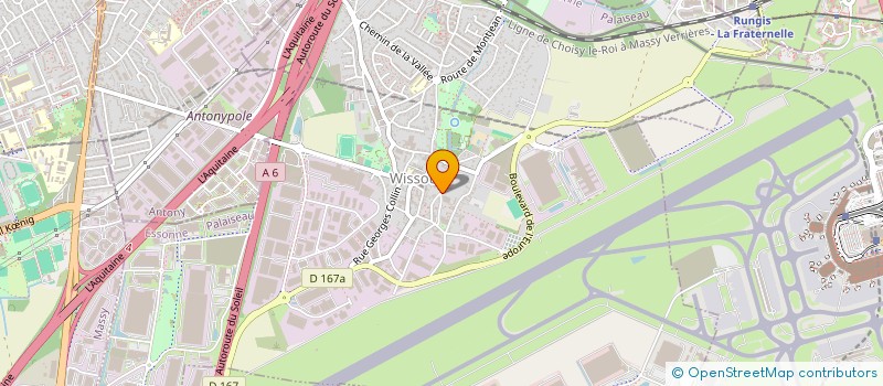 localisation de l'entreprise K & K DISTRIBUTION  WISSOUS