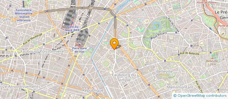 localisation de l'entreprise K.K.F.  PARIS