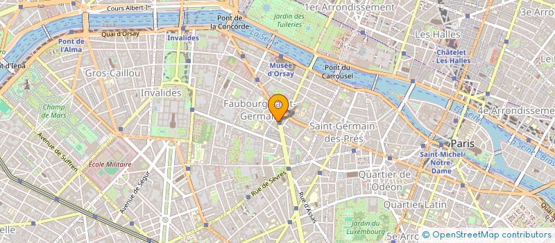 localisation de l'entreprise K + K HOTELS S.A.S  PARIS