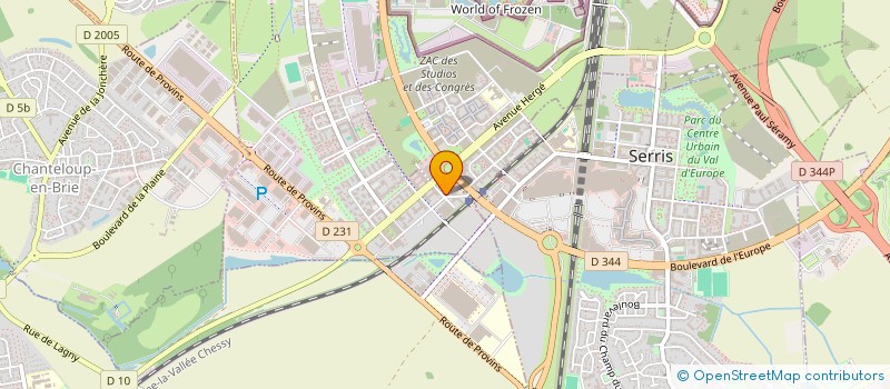 localisation de l'entreprise K+K MULTI SERVICES  MONTEVRAIN