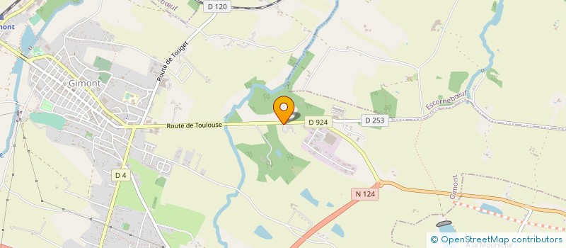 localisation de l'entreprise K.KEVIN  GIMONT