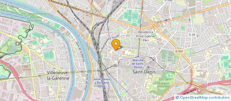 localisation de l'entreprise K & L à SAINT-DENIS