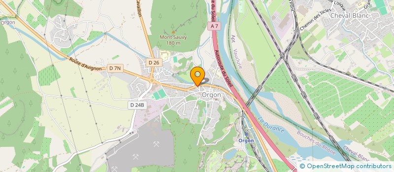 localisation de l'entreprise K.L  ORGON