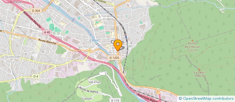 localisation de l'entreprise K&L BEAUTE à CLUSES