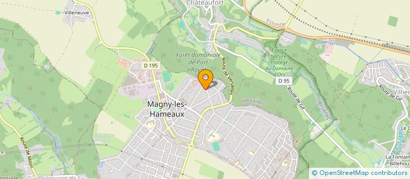 localisation de l'entreprise K.L.D. DISTRIBUTION à MAGNY-LES-HAMEAUX
