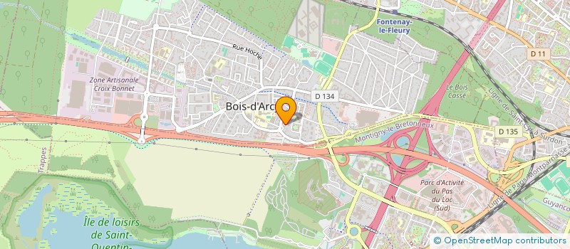 localisation de l'entreprise K.L.E  BOIS-D'ARCY