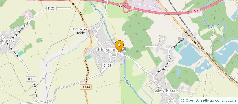 localisation de l'entreprise K.L.E.J.  ISLE-AUMONT