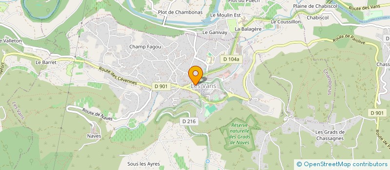localisation de l'entreprise K L'ESSENTIEL à LES VANS