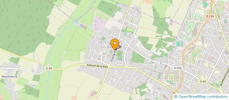 localisation de l'entreprise K.L. EUROPE FORMATION. INSTITUT LINGUISTIQUE DE METASUGGESTION APPLIQUEE à AUXERRE