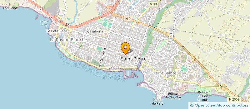 localisation de l'entreprise K.L.G. à SAINT-PIERRE