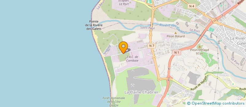 localisation de l'entreprise K.L.GAZ DISTRIBUTION  SAINT-PAUL