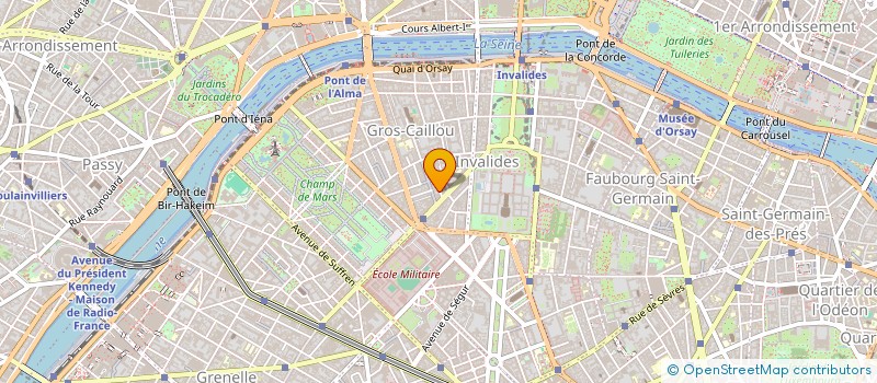 localisation de l'entreprise K.L.I  PARIS