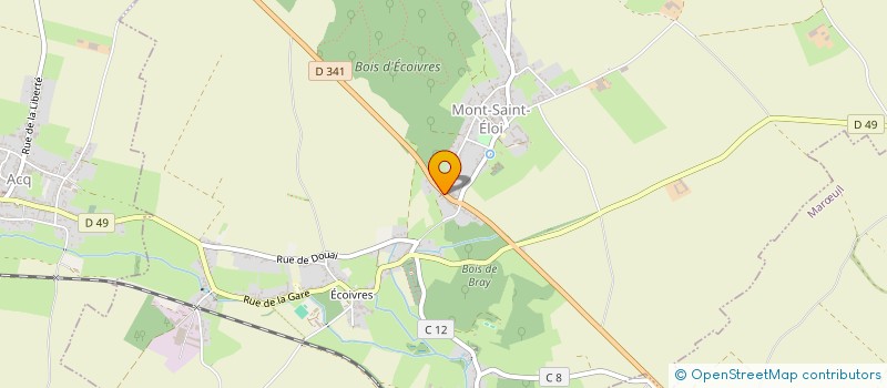 localisation de l'entreprise K.L. IMMO  MONT-SAINT-ELOI