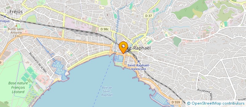 localisation de l'entreprise K L L  SAINT-RAPHAEL