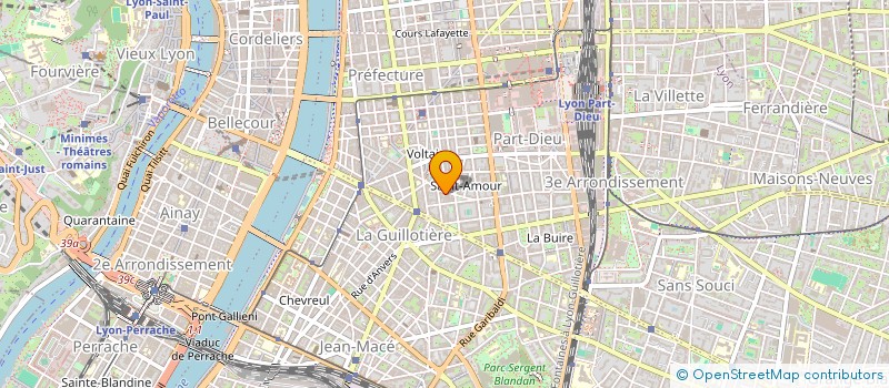 localisation de l'entreprise K&L PEINTURE PLUS  LYON