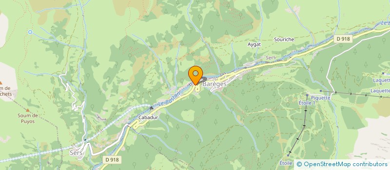 localisation de l'entreprise K-L-R  BAREGES