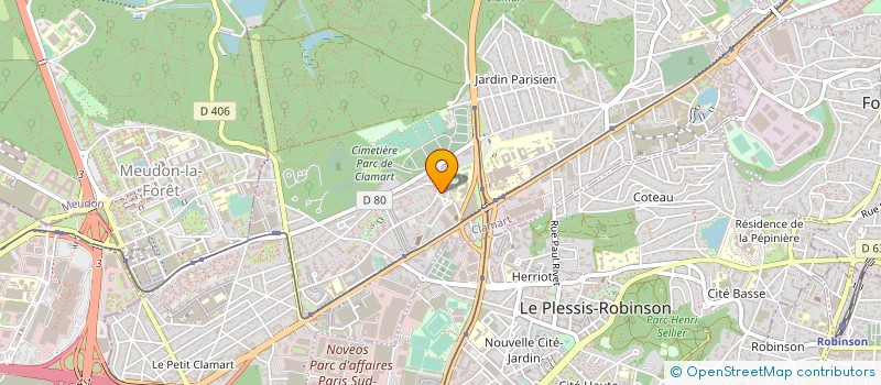 localisation de l'entreprise K.L SERVICE à CLAMART