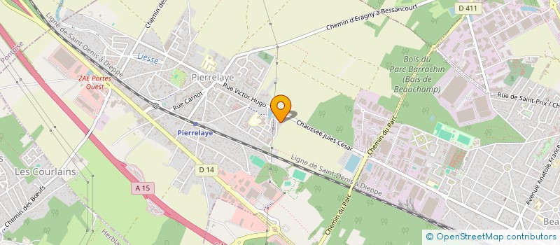 localisation de l'entreprise K.L TRANSPORTS  ARGENTEUIL