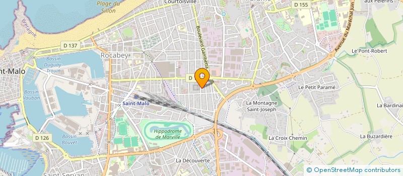 localisation de l'entreprise K.L.Y  SAINT-MALO