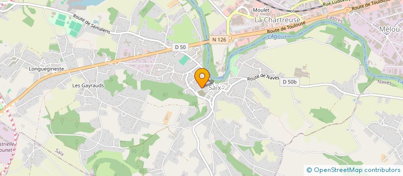 localisation de l'entreprise K-LCP  SAIX