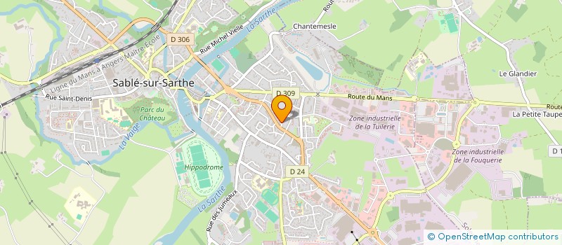 localisation de l'entreprise K-LEAN CONSULTING à SABLE-SUR-SARTHE
