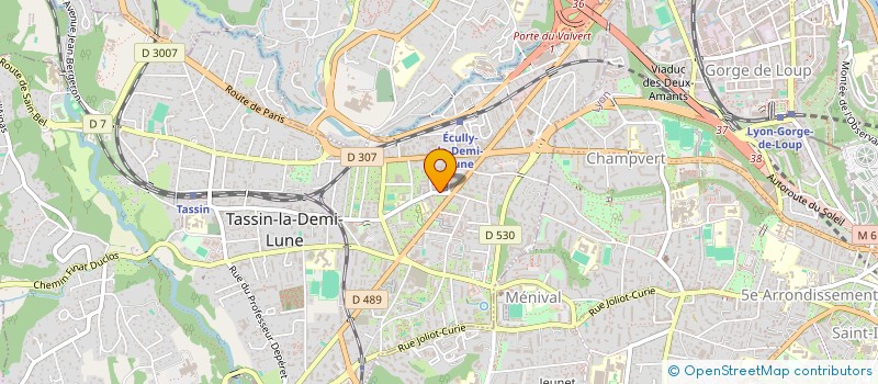 localisation de l'entreprise K-LIENT à TASSIN-LA-DEMI-LUNE