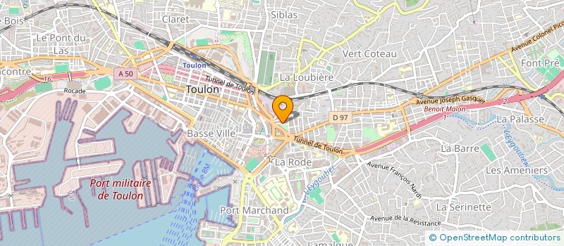 localisation de l'entreprise K-LIF DISTRIBUTION à TOULON