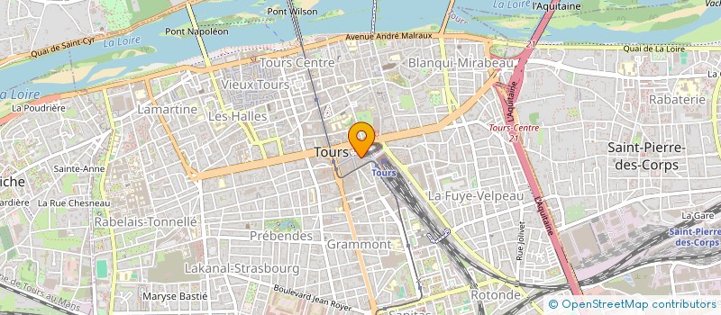 localisation de l'entreprise K.LIFE à TOURS