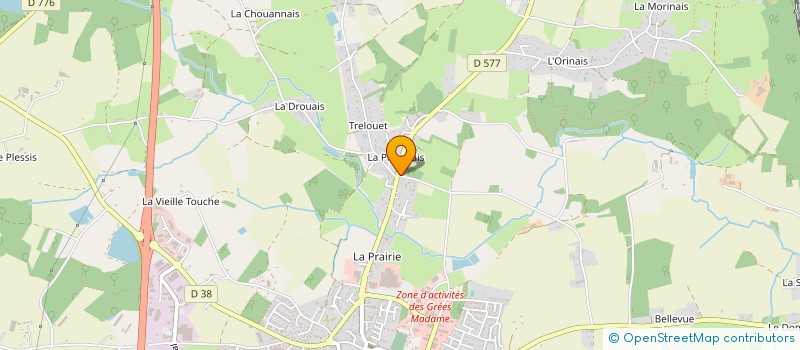 localisation de l'entreprise K'LIFE  GUICHEN