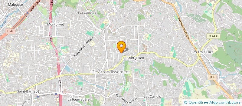 localisation de l'entreprise K-LIMERO à MARSEILLE 12EME
