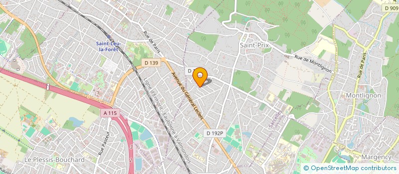 localisation de l'entreprise K-LINA CORPORATE à SAINT-PRIX