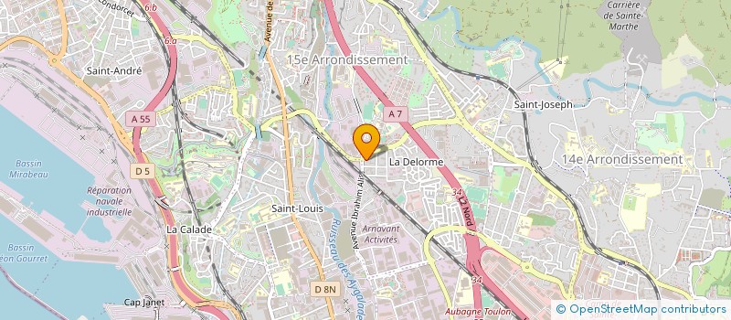 localisation de l'entreprise K LINE EXPRESS à MARSEILLE