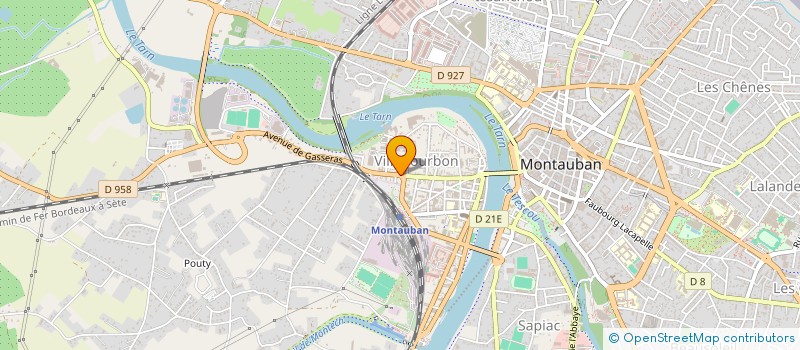 localisation de l'entreprise K.LITY DISTRIBUTION à MONTAUBAN