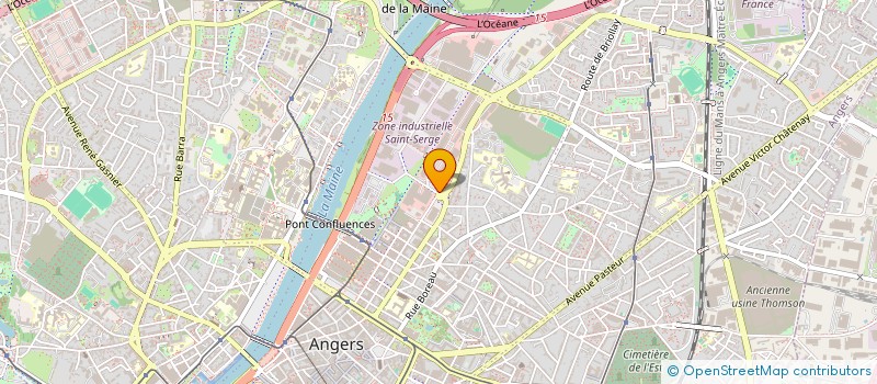 localisation de l'entreprise K'LIVEO à ANGERS