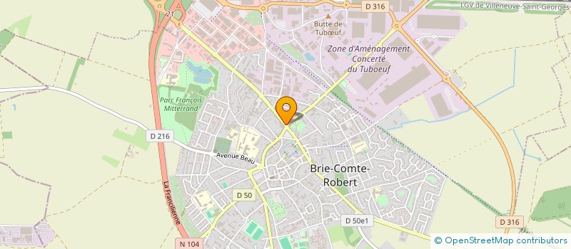 localisation de l'entreprise K-LO à BRIE-COMTE-ROBERT