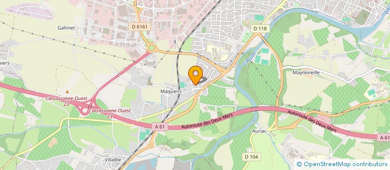 localisation de l'entreprise K-LOGISTIC  CARCASSONNE