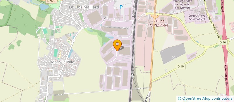 localisation de l'entreprise K LOGISTICS DIFFUSION à LOUVRES