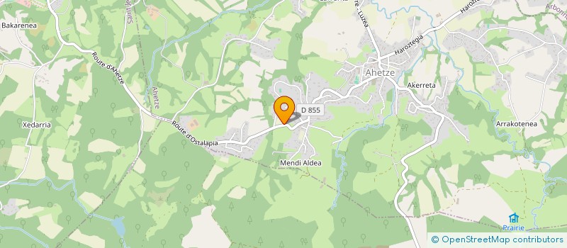 localisation de l'entreprise K-LOO GESTION CONSEILS  AHETZE