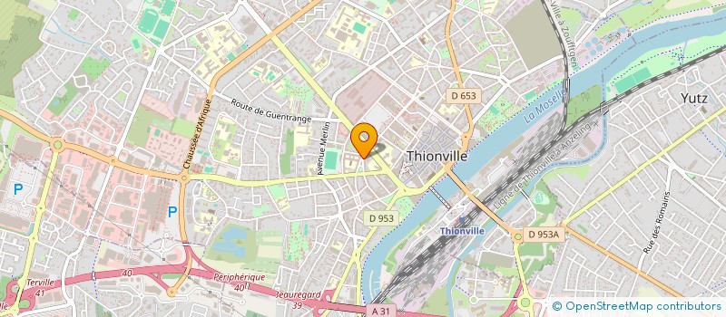 localisation de l'entreprise K LOR à THIONVILLE