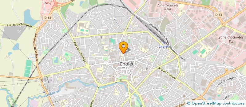 localisation de l'entreprise K.LOUNGE à CHOLET