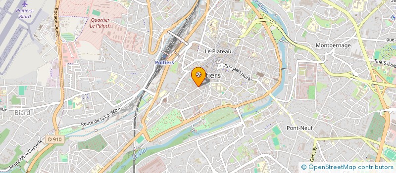 localisation de l'entreprise K'LU HOUSE  POITIERS