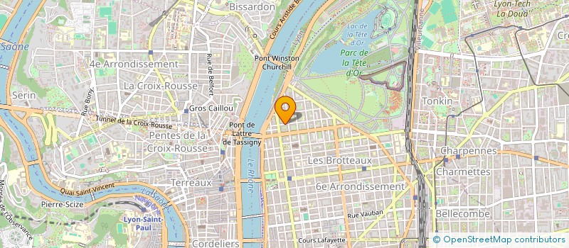 localisation de l'entreprise K LYON  LYON 6EME